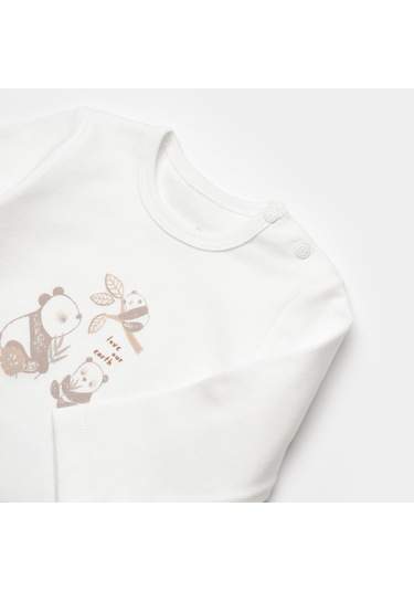 Biorganic Love Our Earth 2'li Bebek Takımı 59817 Mocha Beyaz - Kahverengi