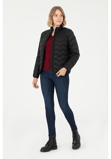 U.s. Polo Assn. Kadın Mont Lacivert
