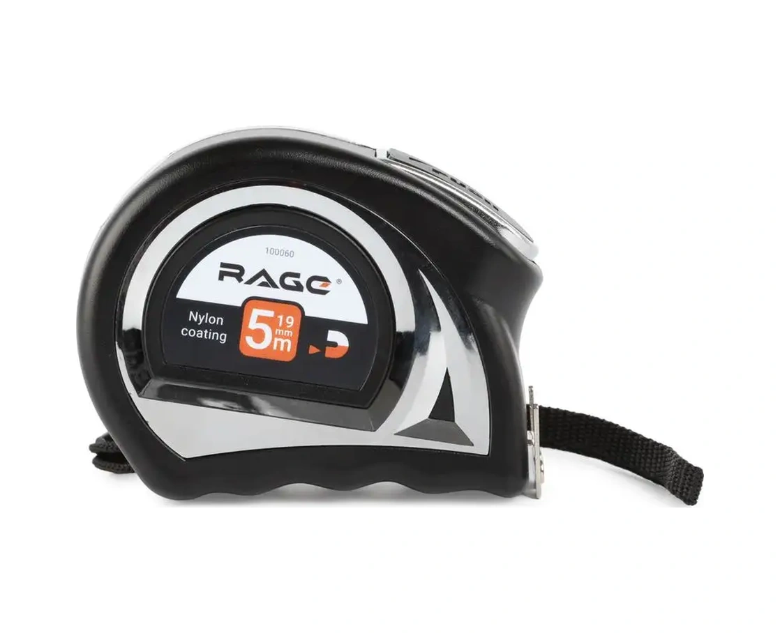 Rage 5 Metre X 19 Mm Ölçüm İnşaat Şerit Metresi, Naylon. 170710013 5 M