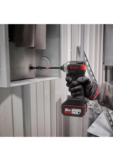 Kress KUB61.91 20 V 230 Nm Kömürsüz Şarjlı Otomatik Darbe Ayarlı Tornavida Akü Dahil Değildir