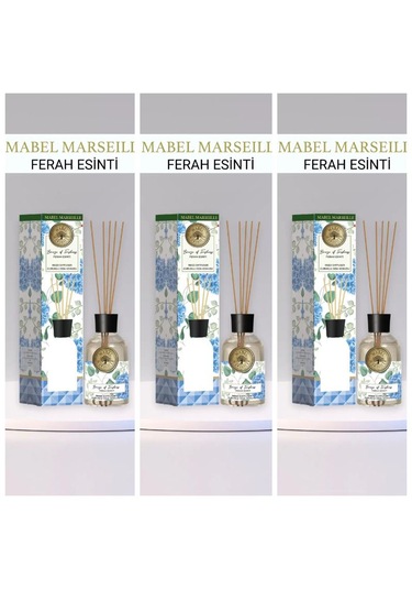 Mabel Marseille Ferah Esinti Çubuklu Oda Kokusu 100 Ml 3 Adet Temizlik Ferahlığı