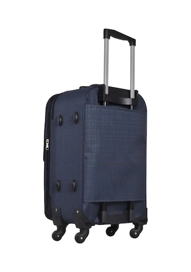 Xxl Battal Boy Dev Boy 90 Cm Körüklü Kumaş Valiz & Bavul Lacivert