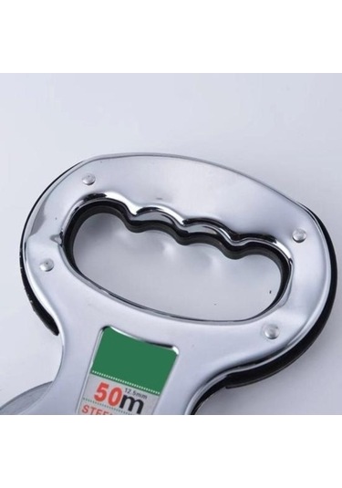 Novahub 30/50/100m Paslanmaz Çelik Çerçeve Cetvel, 1mm Doğruluk, Rocker Bant Ölçü Aracı, 30m Uzunluk, Kullanışlı Ölçüm Aracı 30 M