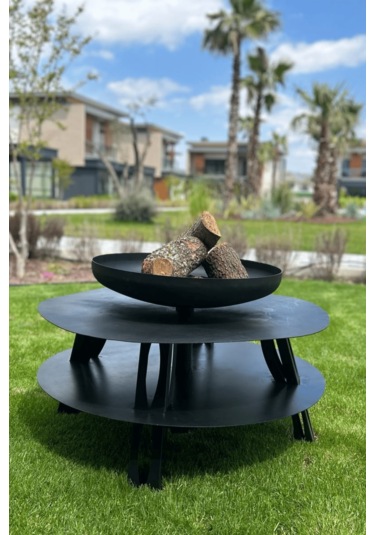 Kombifırsatı Flamecrest Ateş Çukuru Bahçe Şöminesi