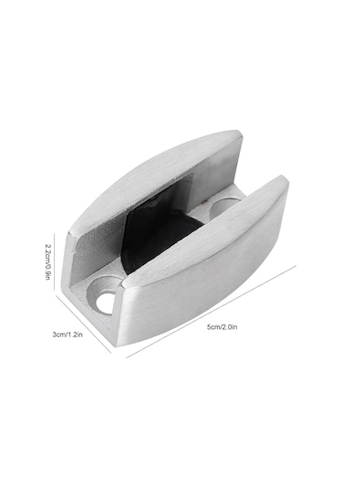 Geeroyoo 304 Paslanmaz Çelik Barn Kapısı Zemin Rehberi - Cam Kapıları Dengeleyici, Kayma Sorunu Önleyici, Dayanıklı Ve Kolay Kurulum