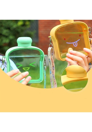 Dolıty Çocuk Su Şişesi Yaz Hediyesi Çocuklar Sarı Sarı