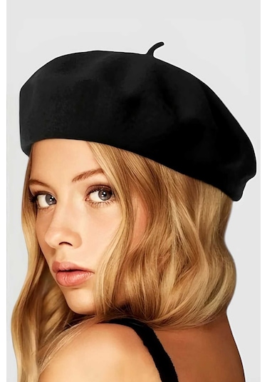 Uniquetrenders Kadın Fransız Ressam Bere Siyah