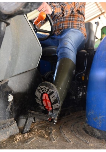 Pollyboot Galaxy VEGA O4 Koyu Haki Çeliksiz Poliüretan Çizme - 43