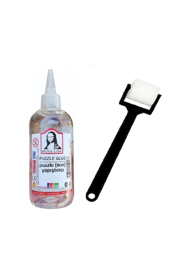 Puzzle Yapıştırıcı 250 ML 1 Adet ve Silindir Sünger Fırça 1 Adet