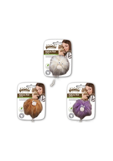 Cosmotex Pawise Catnipli Peluş Kedi Oyuncağı 7 Cm