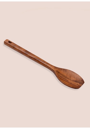 The Mia Natura Akasya Spatula 34x7 Cm Kahverengi