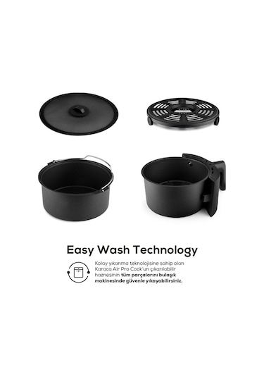 Karaca Air Pro Cook XL 2 in 1 Konuşan Airfryer Fritöz 4 Kişilik