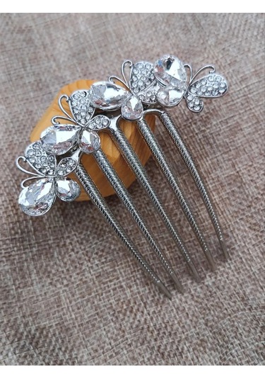 Villovatik Marianne Tarak Saç Tokası Şeffaf Strass 314044093 Diğer