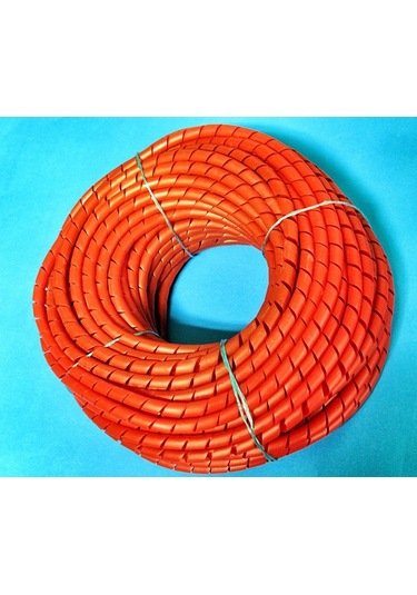 Sumergroup Kablo Toplama Düzenleme Spiral Rulo 20Mm Kırmızı 50M