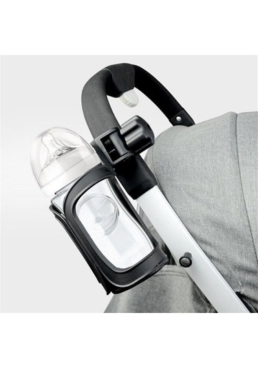 Bisiklet Çocuk Bisiklet Tutucu Bisiklet Bardak Tutucu 360 Döndürme Bisiklet Gidonu Su Şişesi Tutucu Siyah