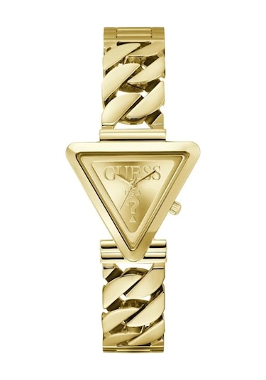 Guess Gugw0859l2 Altın Kaplama Üçgen Kadın Kol Saati Altın