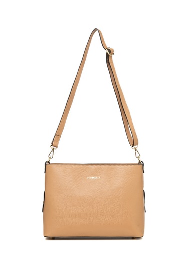 D85 Sand Omuz Çantası Kadın Grazıa Piumelli Milano Bag Kum