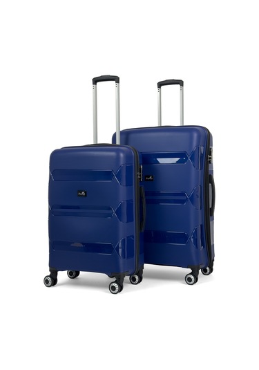 Lucas Polipropilen Kırılmaz Valiz, Orta Boy&büyük Boy Lacivert