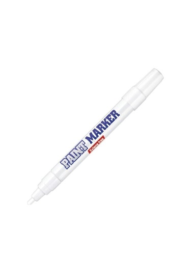 Beyaz Paint Marker Silinmez Yazı Lastik Metal Kalemi