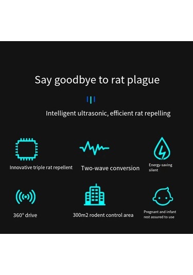 Xurunkeji Kemirgen Kovucu, Hamam Böceği, Kemirgen, Fare, Böcek, Sivrisinek, Örümcek İçin İç Mekan Ultrasonik Kovucu, Ev Kullanımı İçin Ab Fişi