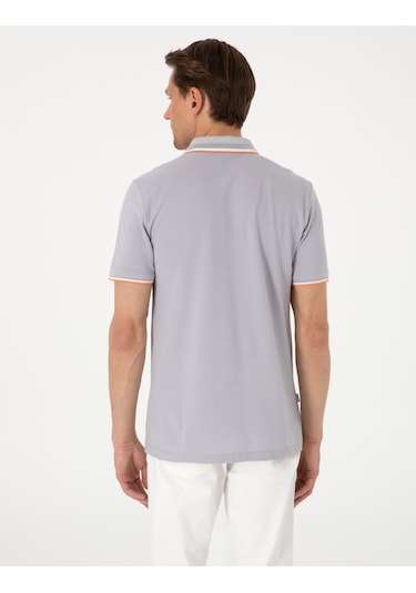 Pierre Cardin Erkek Açık Gri Tişört 50310203-vr001 Açik Gri