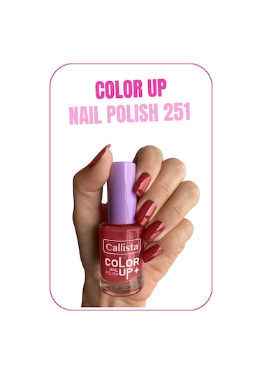 Callista Color Up Nail Polish Oje 251 Calm Down - Kırmızı