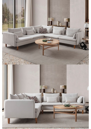 Flexy L Köşe Takımı Krem