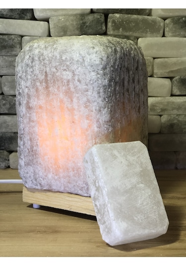 Doğal Tuz Lambası - Abajur - Tuz Sabunu