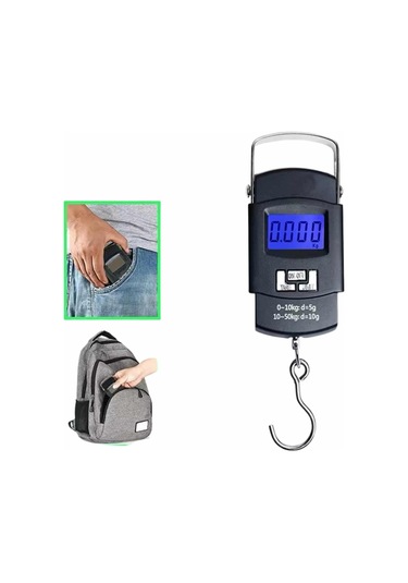 50 Kg Dijital El Terazisi Cep Tartısı El Kantarı Terazi Çok Renkli