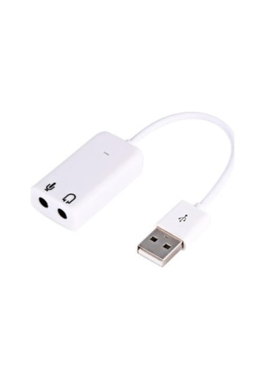 Bilgisayar USB 2.0 Harici 7.1 Kablolu Ses Kartı 3D