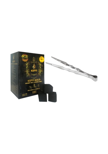 Kefo Gold 1 Kg Kömür + Çelik Maşa