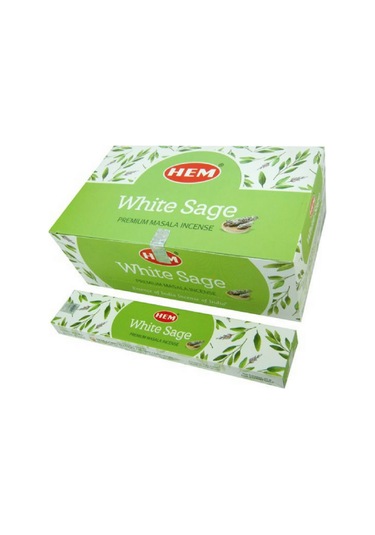 Hem Marka White Sage (Beyaz Adaçayı) Tütsüsü