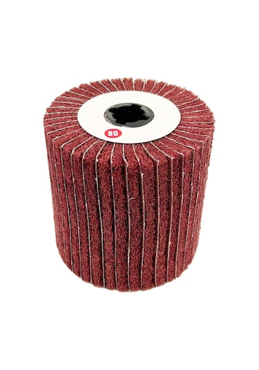 100x100x19 Kamalı Elyaf Kombine Mop Zımpara 80 Kum Afm