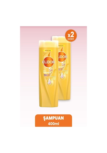 Elidor Superblend Şampuan İpeksi Yumuşaklık 400 Ml X 2 Adet