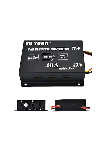 Xuyuan 480w Düşürücü Dönüştürücü 24v - 12v 40a Otomotiv Dc Güç Buck Dönüştürücü