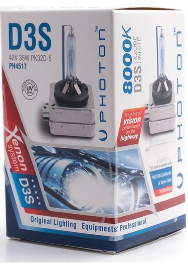 D3S 8000K Azure White Ampul