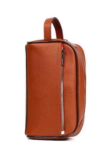 Bizoon Np244 Vegan Deri Kişisel Bakım Ve Seyehat El Çantası Siyah