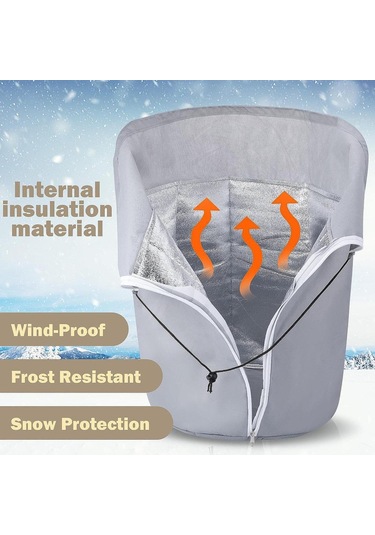 Suntek Bitki Don Koruma Örtüsü Sıcak Çanta Bahçe S-gri