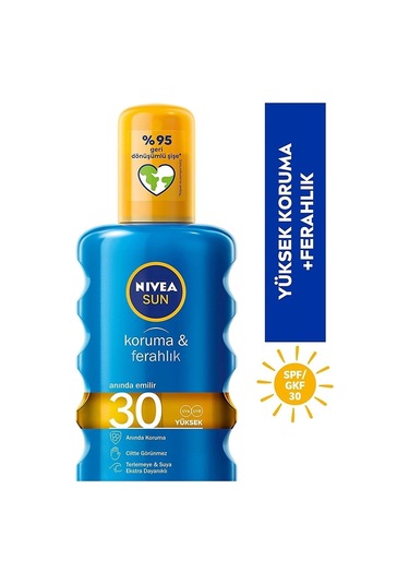 Nivea Sun Koruma & Ferahlık Transparan Güneş Spreyi SPF30 200 ML
