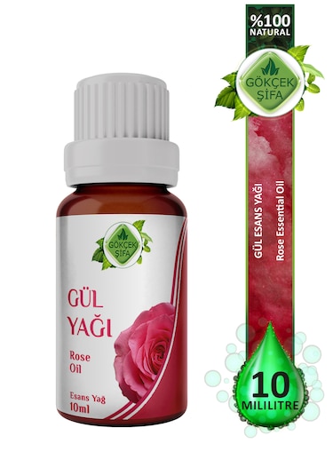 Gül Yağı Rose Essential Oil 10 Ml.
