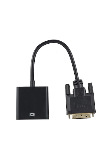 Dvi To Vga Aktif Dönüştürücü Çevirici 4778A Adaptor Monitö