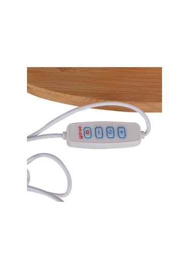 Kişiye Özel Ahşap Dekoratif Fotoğraflı Masa Lambası Renkli