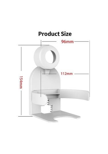 Pazly Duvara Montajlı Bilgisayar Standı Yönlendirici Braketi, Kolay Kurulum, Google Wifi Mesh 2020 İçin, Abs Malzeme, Siyah/beyaz
