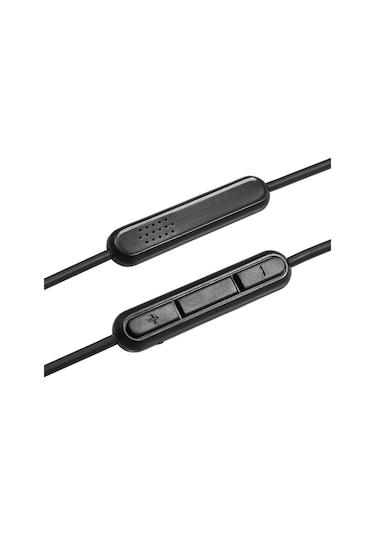 Springsun Bose Qc3 Kulaklık İçin Telsiz Kontrollü Ses Kablosu - Mikrofonlu, Ses Düzeyi Ayarlı, Siyah Tpe Materyal, 150cm Uzunluk