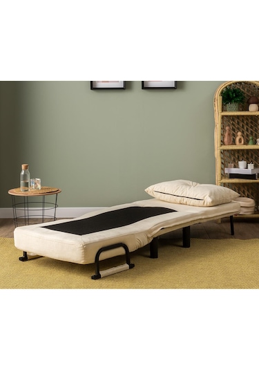 Pafu Sento Tekli Katlanır Yataklı Koltuk - Soho Krem Krem