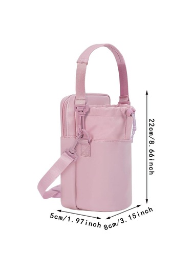 Suntek Telefon Cebi Hediye Piknik Şişe Kılıfı Tutucu Su Pembe