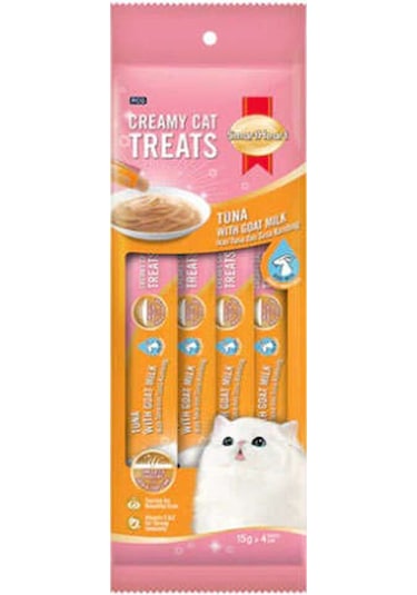 Smart Heart Ton Balıklı Keçi Sütlü Krema Kedi Öülü 4 x 15 G