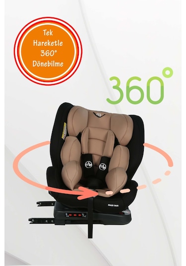 Maxi Taxi Safe Travel 0-36 Kg 360 Dönebilen İsofix Oto Koltuğu