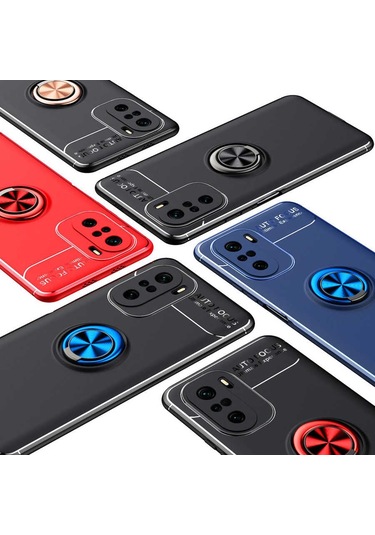 Xiaomi Mi 11i Kılıf Zore Ravel Silikon Kapak Siyah