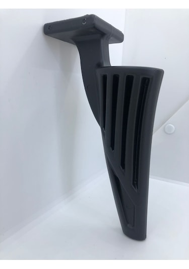 Plastik,21cm Mat Siyah Berjer Koltuk,ünite, Mobilya Ayağı 4 Adt